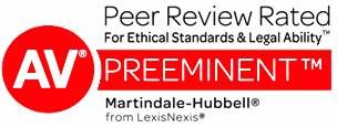 AV Preeminent — Martindale-Hubbell peer rating for highest legal ability and ethical standards