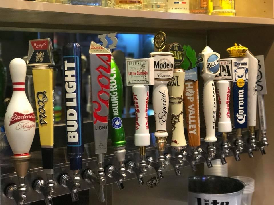 Inside the 300 Club Lounge at Yosemite Lanes
